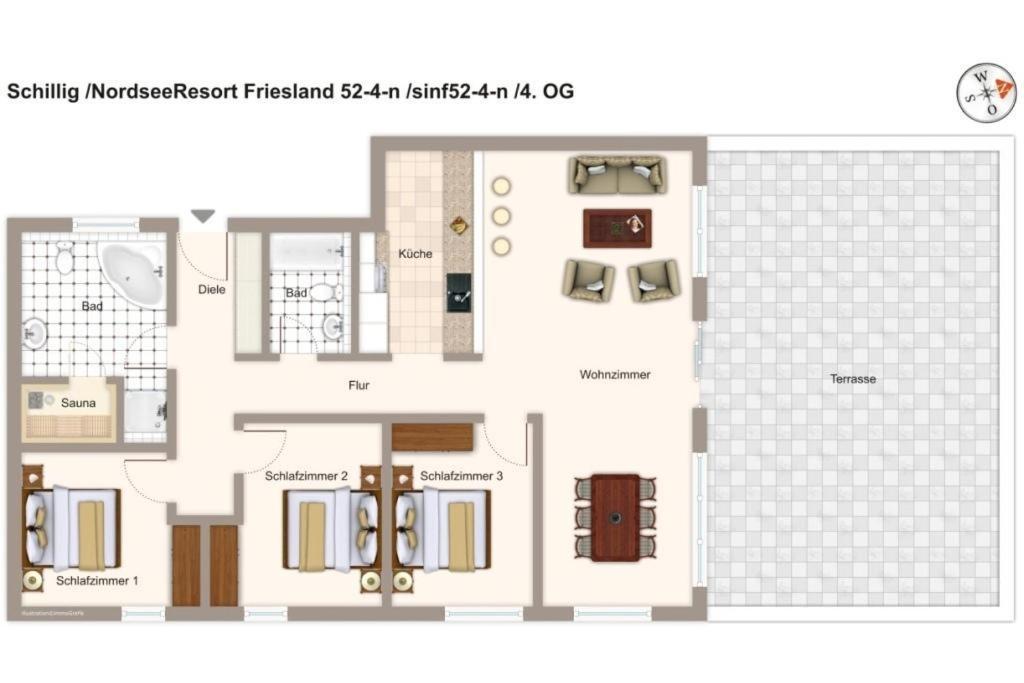 Nordseeresort Friesland Nordseeresort Friesland 52-4-N Шилиг Екстериор снимка